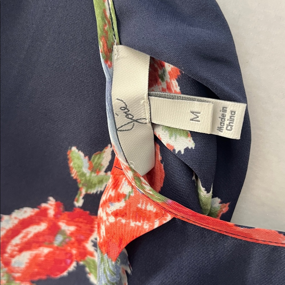 Joie Silk Floral Cold Shoulder Blouse - Picture 7 of 8